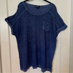 Navy Style & Co Tee, 3x